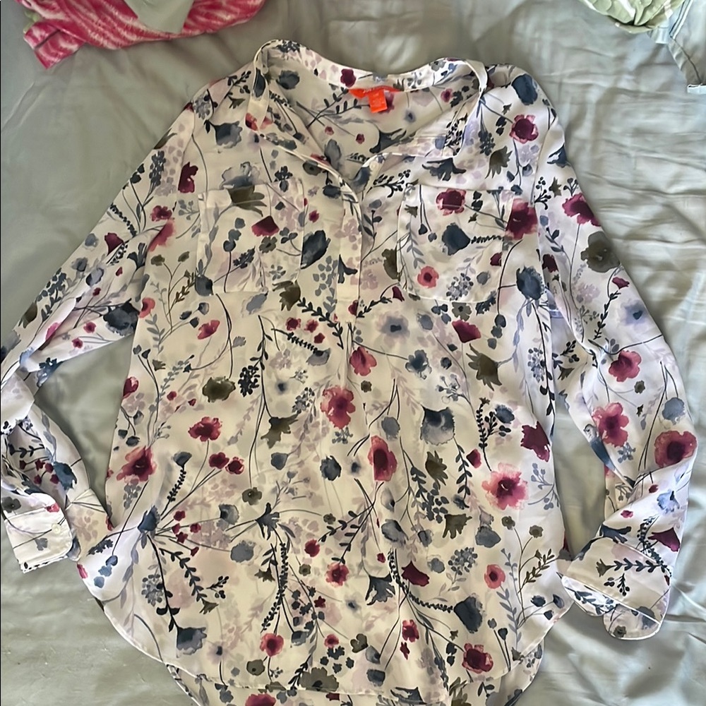 Joe Fresh Floral Blouse - Multicolor